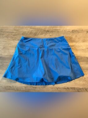 Athleta Ace A-Line Skirt Skort Breaker Blue Size Small